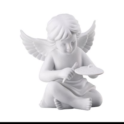 Imagen de Angel grande con paleta de pintura